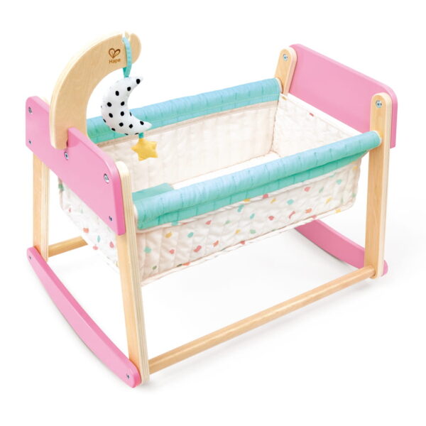 Álomringató Bababölcső hintázó bababútor készlet 2év+