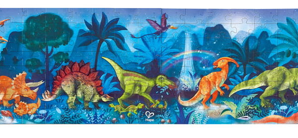 Világító Dinoszaurusz Óriás Puzzle – 1,5 méter 6év+