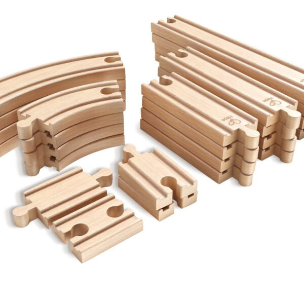 Szuper Bővítő Vasúti Síncsomag – 24 db 3év+