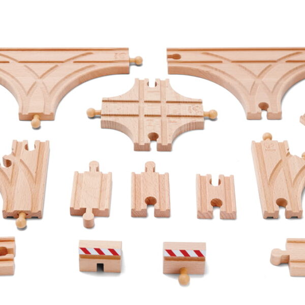 Vasúti Bővítő Síncsomag – 14 db 3év+